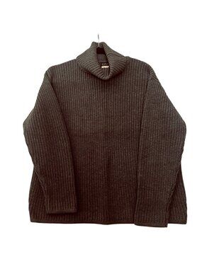 Vintage KORS Michael Kors Ribbed Turtleneck Wool Men's M Minimalist Fisherman